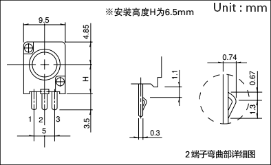 RK097111020N端子尺寸